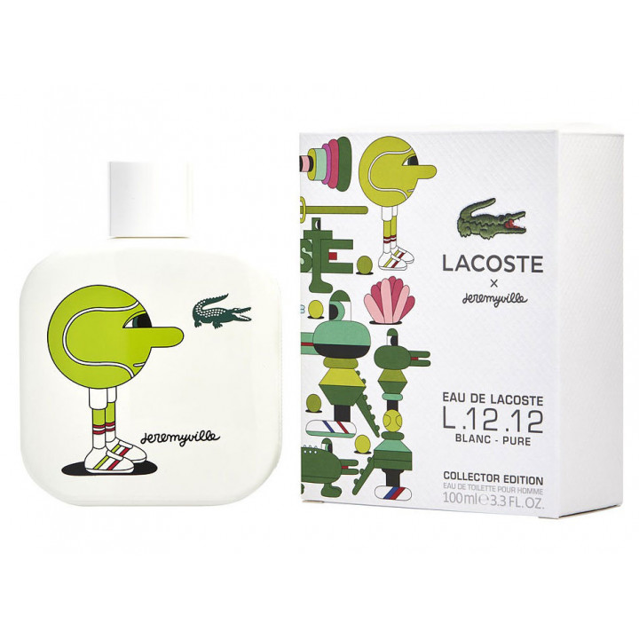 Lacoste L.12.12 Blanc Pure Collector Edition Pour Homme x Jeremyville
